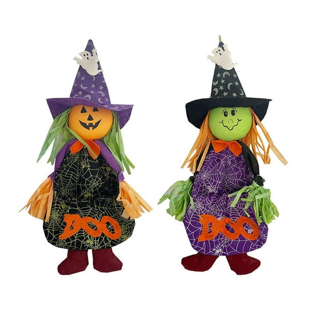 Toystoory Adornos de Halloween Ligero Lindo Muñeco de peluche en miniatura Calabaza Muñecos aterradores Decoraciones colgantes para la decoración Kits de decoración para fiestas Toystoory HA069479-00