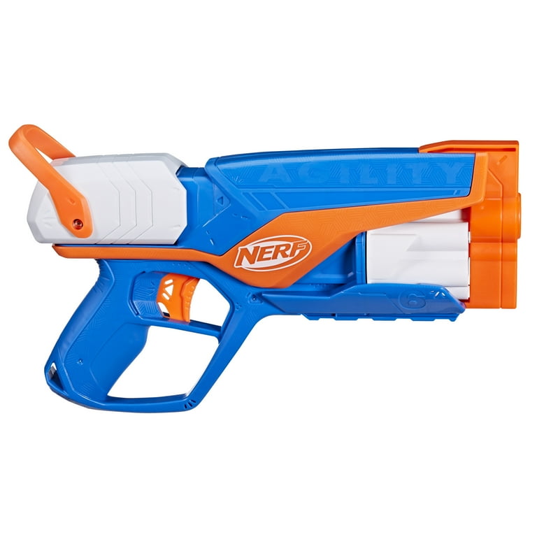 Nerf N Series Agility Blaster & 12 Nerf N1 Darts Compatible Only