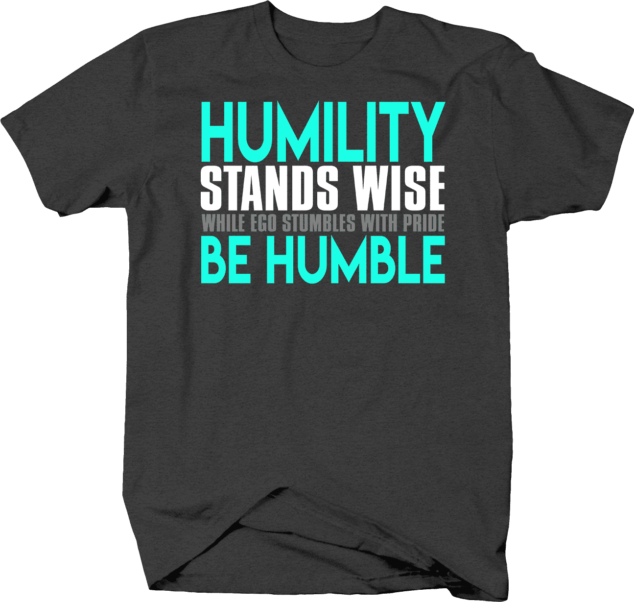 Salg Vedholdende volleyball Humility Stands Wise While Ego Stumbles Be Humble Tshirt for Men Small Dark  Gray - Walmart.com