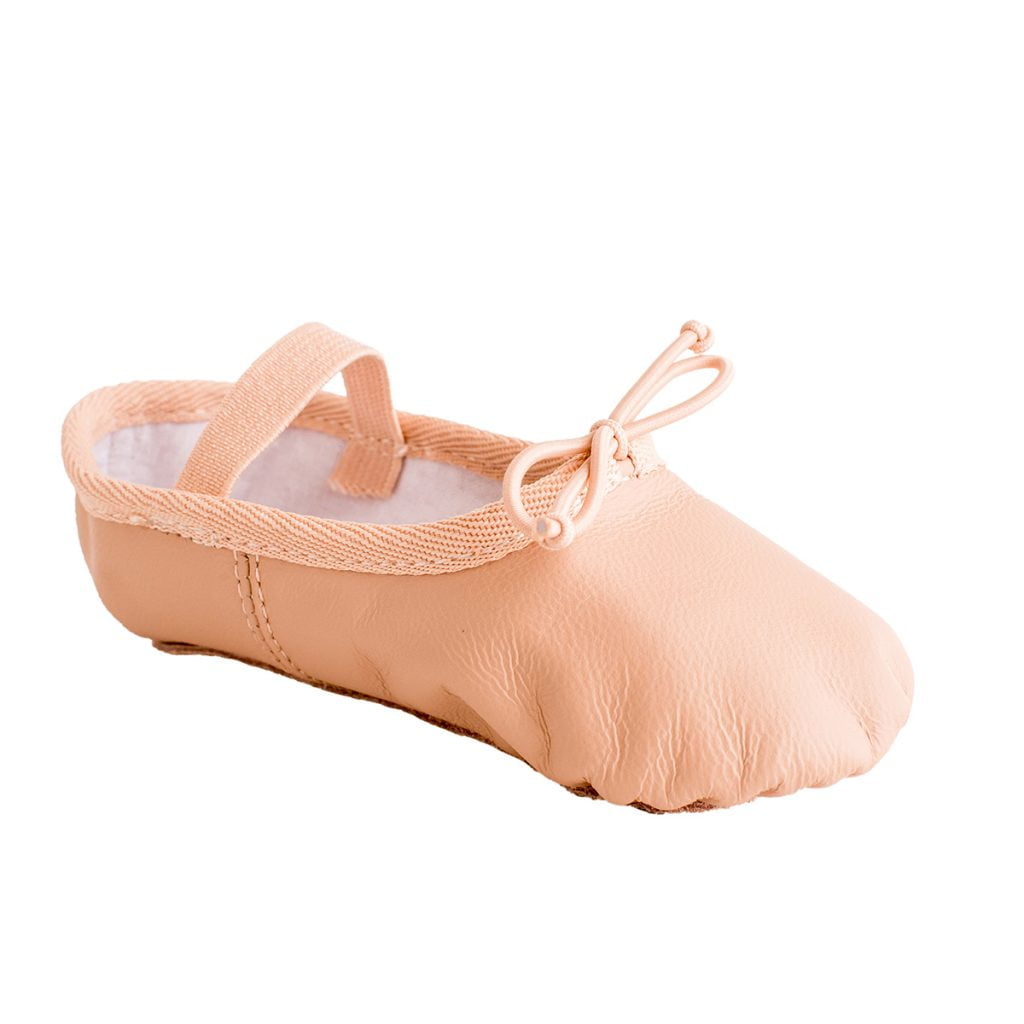 Canvas Leather Ballet Shoes Slippers Split Sole Flats For Toddler Girls Boy Kids 