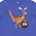 thumbnail image 4 of Inktastic Easter Velociraptor with Bunny Ears Youth T-Shirt, 4 of 5