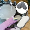 thumbnail image 6 of Sponge Kitchen Cleaning Sponges Scrubber Dish Pad Scrub Dishwashing Bathroom Scrubbers Loofah Scouring Scrubbing Pads, 6 of 8
