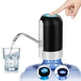 thumbnail image 1 of Bottled water dispenser, USB charging drinking water pump, portable electric water dispenser, water bottle switch for universal 5 gallon bottle (black), 1 of 5
