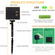 thumbnail image 5 of Luces solares navideñas KAQ Upgrade, paquete de 2, 180 m, 500 LED, 5 of 9