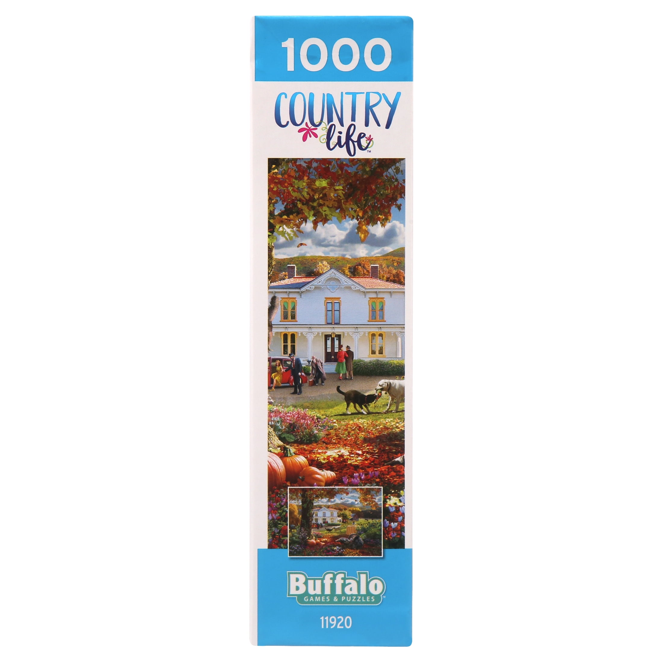 Buffalo Games 1000-Piece Country Life A Day Out At The Farm Jigsaw Puzzle 