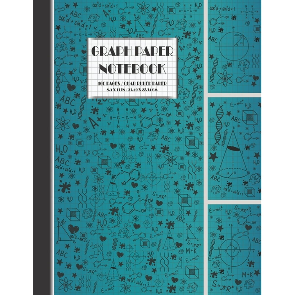 Graph Paper Notebook Quad Ruled 5 squares per inch Math and Science
