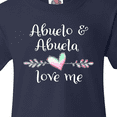 thumbnail image 4 of Inktastic Abuelo and Abuela Love Me- Heart Grandchild Youth T-Shirt, 4 of 5