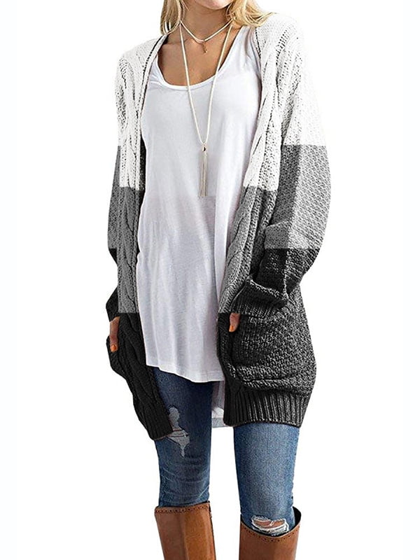 walmart womens black cardigan