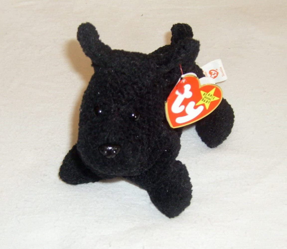TY Original Beanie Baby SCOTTIE the dog Date of Birth 06-15-96 New with tag 
