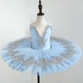 thumbnail image 1 of Vestido de ballet con tutú de cisne para niñas, disfraz de princesa para actuación y baile., 1 of 4