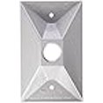 thumbnail image 3 of Bell Weatherproof 5186-5 Gray Single Outlet Weatherproof Rectangular Lampholder Cover, 3 of 3