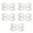 5 by 3 equal code-Clear, variant on 5Pcs Bra Strap Clips for Back Plastic Bra Strap Clips Cleavage Control Bra Straps Holder Adjuster for Women's Bra Gifts