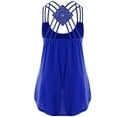 thumbnail image 1 of Camiseta de tirantes sin mangas con estampado de girasol para mujer Pompotops lopia987360, 1 of 4