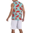 thumbnail image 2 of Sikiie Watermelon Basketball Jersey Reversible Men's Mesh Athletic Sports Shirts Training Practice S-4XLSmall, 2 of 6