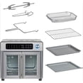 thumbnail image 6 of Air Fryer Toaster Oven Combo, 24 Cooking Functions and Digital Controls, 7 Accessories Included, Stainless Steel Finish, 26QT Capacity, 6 of 7
