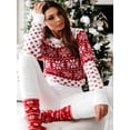thumbnail image 5 of Suéter de Navidad de otoño e invierno para mujer, jersey de punto para mujer, suéter con estampado de alce y copo de nieve, 5 of 5