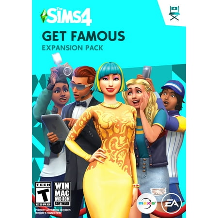 The Sims 4: Get Famous Expansion Pack, Electronic Arts, PC, (Best Way To Get Famous)