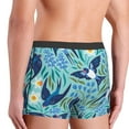 thumbnail image 3 of Goofa Flying Swallows Printed Men's Boxer Briefs Underwear, Moisture-Wicking Underwear, Trunk,Soft and Breathable Cotton Underwear-Medium, 3 of 9
