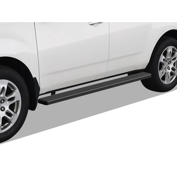 APS Running Boards 5 inches Matte Black Compatible with Acura MDX 2007-2010 Stainless Steel (Side Steps Side Bars)