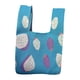 thumbnail image 5 of Bolso de mano de punto para mujer, bolso de mano de punto, bolso informal tipo cartera, bolsos de compras de moda azul, 5 of 9