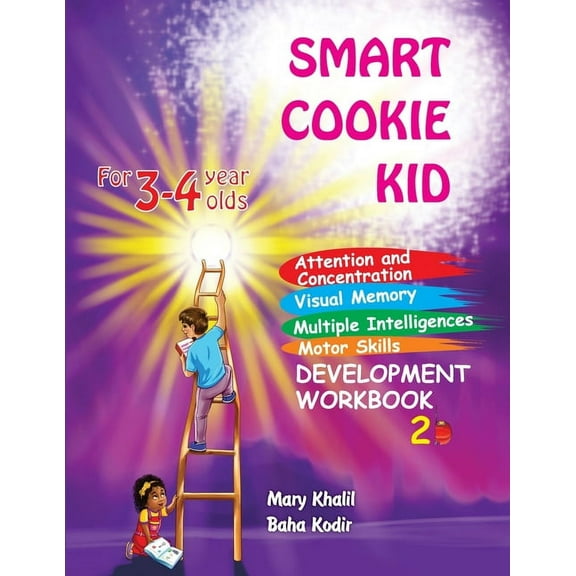 Smart Cookie Kid For 3-4 Year Olds Attention and Concentration Visual Memory Multiple Intelligences Motor Skills Book 2B, (Paperback)