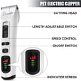 thumbnail image 3 of Cortadora de pelo para perros máquina cortadora de pelo para animales gatos, cortadora de pelo silenciosa para perros, juegos de cortapelos con 3 velocidades, cortapelos para perros de pelo JFHHH pequeña, 3 of 5