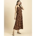 thumbnail image 4 of Moomaya Womens Printed Sleeveless Summer Dress, Shoulder Strap Casual Maxi Dress, 4 of 8