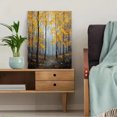 thumbnail image 5 of Golden Forest Landscape Canvas Print, Suitable for Living Room, Bedroom, Office, Hallway, Entryway Decor, 5 of 8