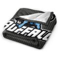 thumbnail image 2 of University At Buffalo Logo Fleece Blanket, Very Soft Microfiber Flannel Blanket for Couch Warm and Cozy for All Seasons, 2 of 6