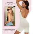 thumbnail image 5 of MANIFIQUE Women's Backless Shapewear Bodysuit Tummy Control Shorts Body Shaper Sleeveless Jumpsuits Tanks Tops, 5 of 6