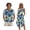 Palm Tree, variant on Xixirimido Blue Roses Floral Print Hawaii Couple Matching Outfit Men's Hawaiian Shirt and Women's Summer Sleeveless Dress Soft Midi Beach Dresses Matchable Couple Outfits, M