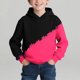 thumbnail image 1 of Sudadera con capucha para niño, con estampado de color, manga larga, informal, deportiva, con capucha, manga larga, sudadera con capucha, top con inserciones en los hombros, blusa de poliéster para ni, 1 of 7