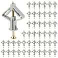 thumbnail image 1 of 50 Pcs Fixations pour Plâtre Antirotation Kit d'Ancrage pour Cloison Sèche Type Papillon Ancre de Fixation Murale avec Vis pour Panneau de Plâtre Panneau de Fibres Panneau Creux, 1 of 7