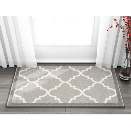 Well Woven Non Skid Dallas Moroccan Trellis Indoor Doormat 18 X