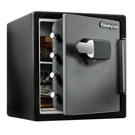 SentrySafe 1.23 cu. ft. Fire and Water-Resistant Safe with Digital Lock and Alarm