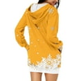 thumbnail image 2 of WILLBEST Sudadera Deportiva para Mujer Sudadera Larga con Capucha, Estilo Casual, con Estampado de Ciervos Navideños, Ideal para Otoño E Invierno X-Grande, 2 of 5