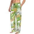 thumbnail image 2 of Yiaed Gnome and Pineapple Print Men's Lounge Pants, Loose PJ Bottoms, Long Pajama Pants for Men-XX-Large, 2 of 5
