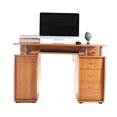 thumbnail image 4 of Zimtown Computer PC Desk Table Workstation Office Home Furniture Drawers Stroage Wood, 4 of 6