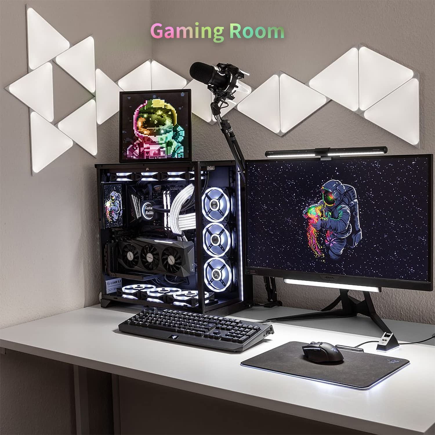 Divoom Pixoo64 Gamer's Pixel Display, 64x64 RGB LED Screen