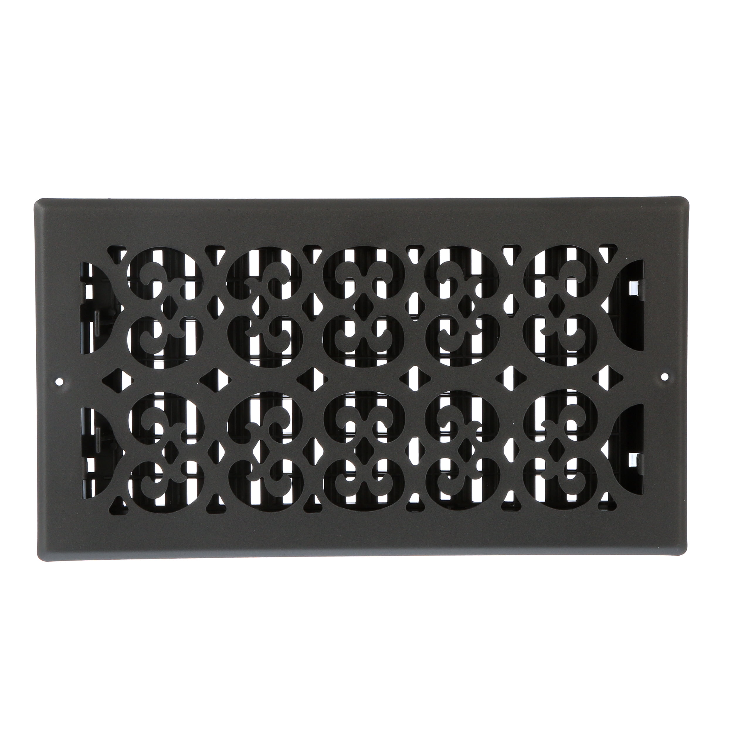 Decor Grates Scroll 6 x 12 Wall/Ceiling Powder Coated Black Register -  Walmart.com