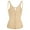 Beige, variant on FANNYC Women's Underbust Corset Waist Trainer Cincher Steel Boned Body Shaper Vest Tummy Control Slimming Sweat Sauna Suit Sport Workout Tank Top Shapewear