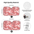 thumbnail image 3 of Fuzoiu Plus Cross Print Car Windshield Sun Shade,Block Uv Rays Sunshade,Foldable Front Window Sun Visor Protector for Car,SUV,Truck-Keep Vehicle Cool-Plus Cross, 3 of 8
