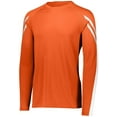 thumbnail image 2 of Holloway XL Flux Shirt Long Sleeve Orange/White 222507, 2 of 5