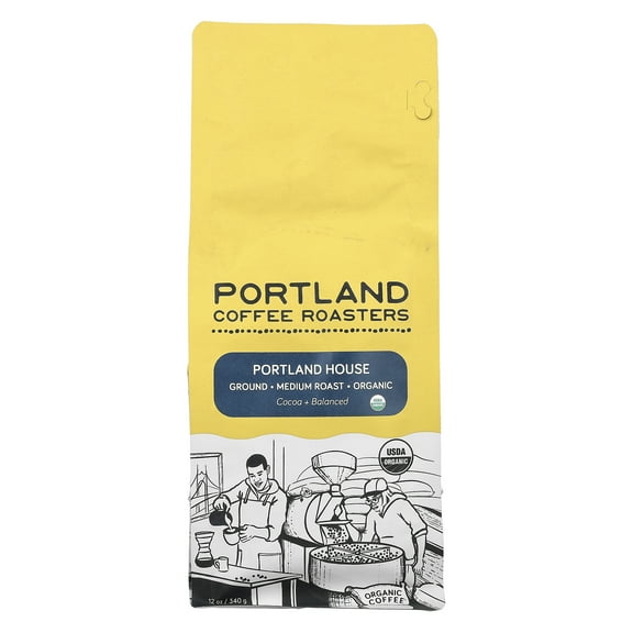 Portland Coffee Roasters Ground Organic Medium Roast Portland House Coffee 12 oz