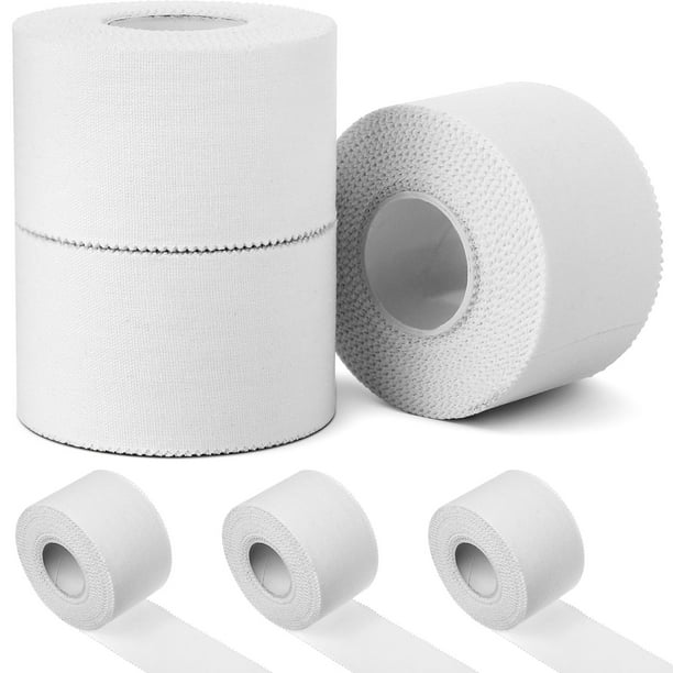 Beavorty 6 Rolls Sports Athletic Tapes First Aid Injury Wrap Tapes Fabric Adhesive Tape Ankle