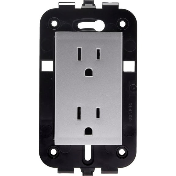 Contacto Dúplex Leviton Modular Plus Gris