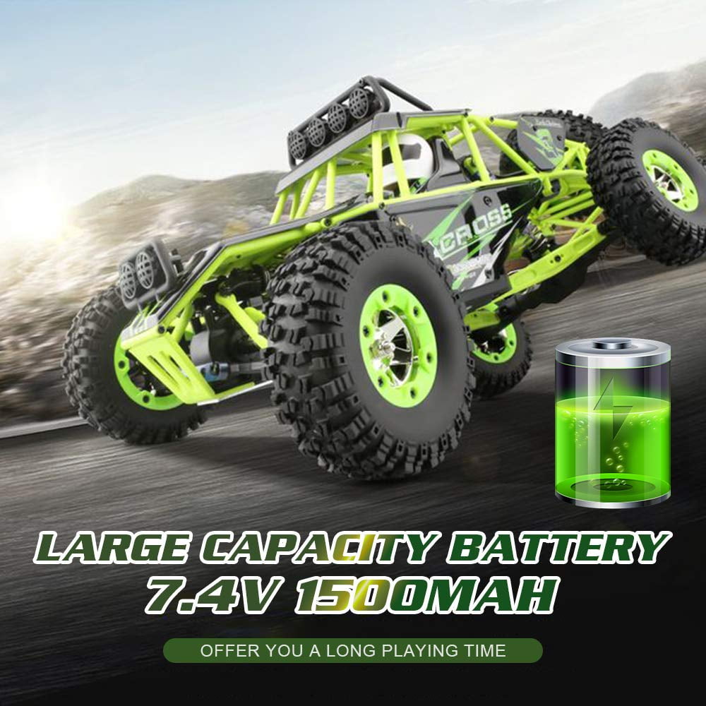 WLtoys 12427 RC Car, 1/12 Scale 4WD 50km/h High Speed RC Rock Crawler, 2.4Ghz Remote Control Off Road Truck for Adults