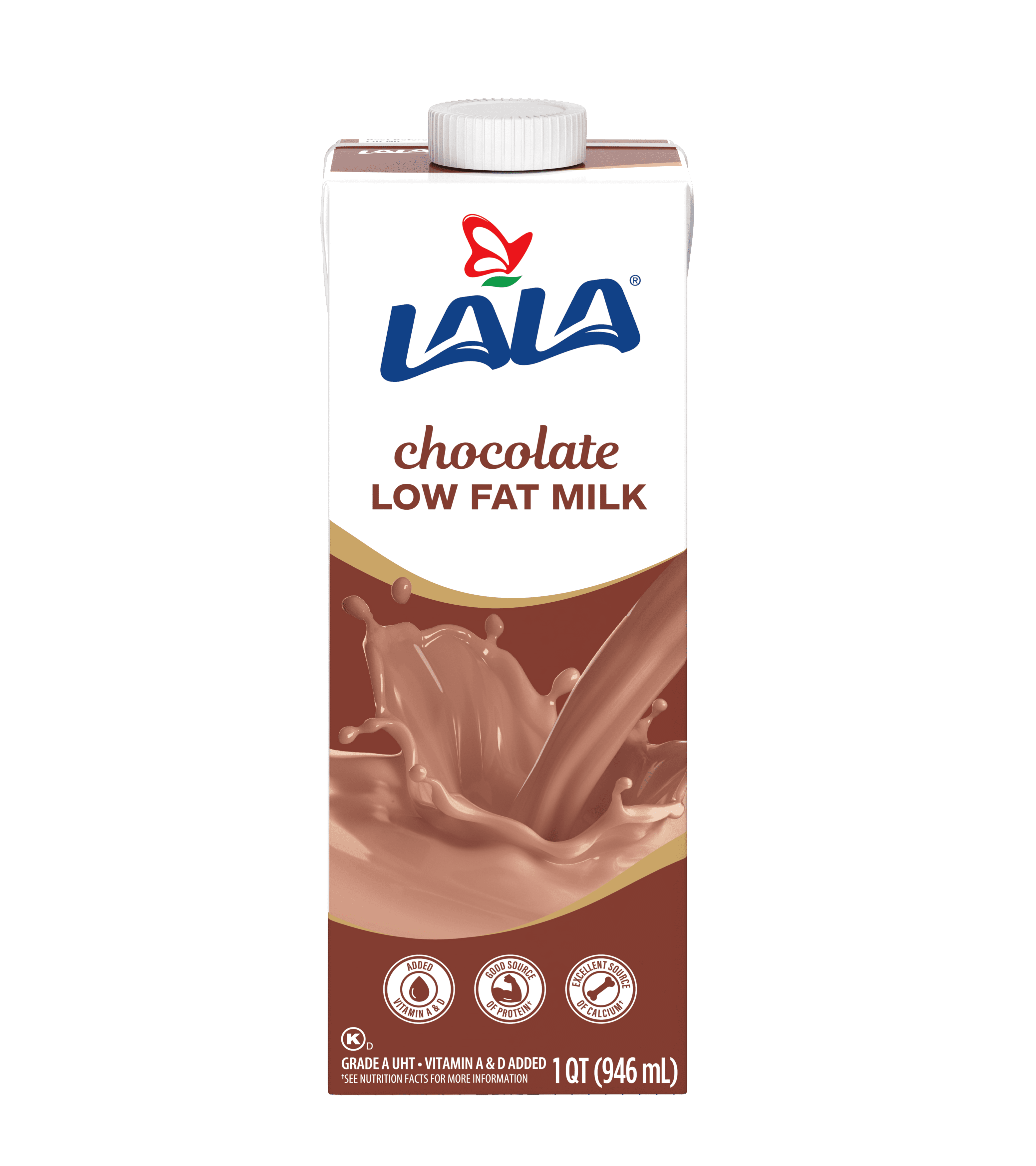 LALA Chocolate 1% Milk UHT 32oz - Walmart.com