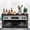 Bamboo Walnut, variant on Bamboo Spice Shelf Over Stove, 31.5-Inch Rack Organizer with 6 Hooks, 11.4" Height Countertop Storage, Easy to Assemble