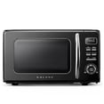 thumbnail image 1 of Galanz GLCMKZ07BKR07 Horno microondas retro para encimera con cocción y recalentamiento automático, descongelación, funciones de inicio rápido, fácil de limpiar con plato giratorio de vidrio, asa para, 1 of 5